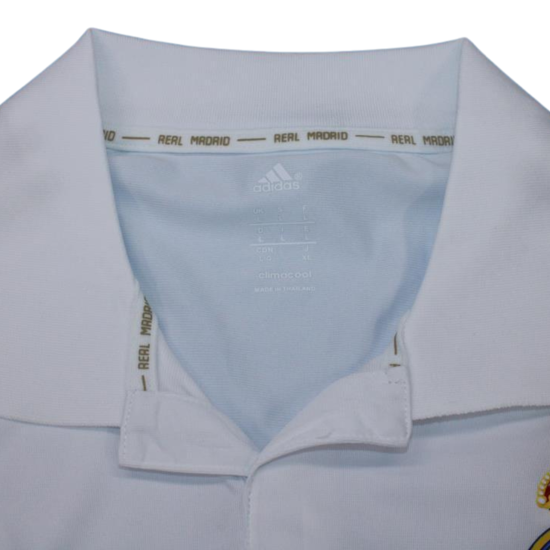 Camisa Real Madrid Manga Longa Home 11/12 - Versão Retrô
