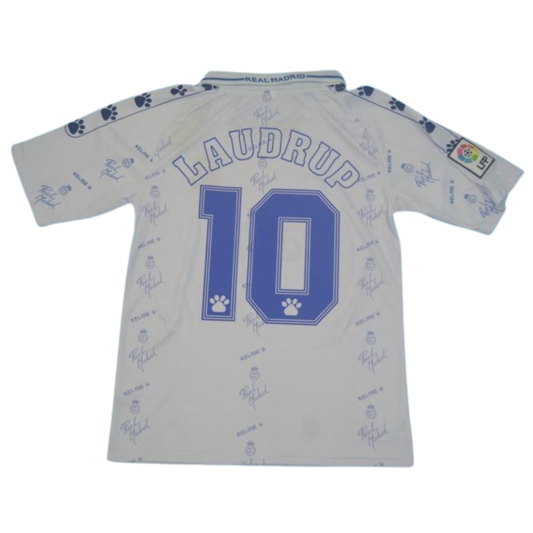 Camisa Real Madrid Home 94/96 - Versão Retrô "Laudrup" Nº 10