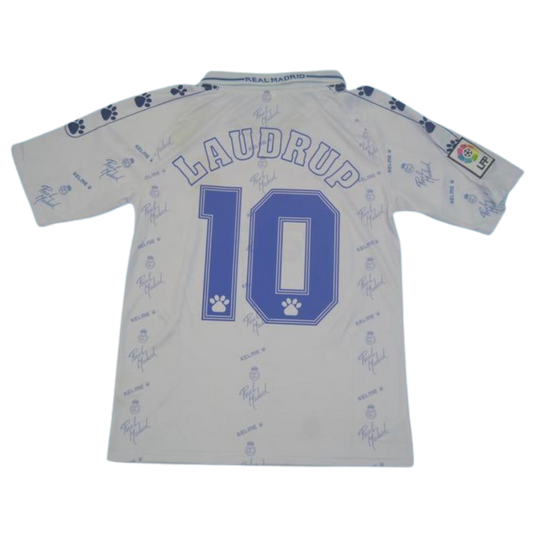 Camisa Real Madrid Home 94/96 - Versão Retrô "Laudrup" Nº 10