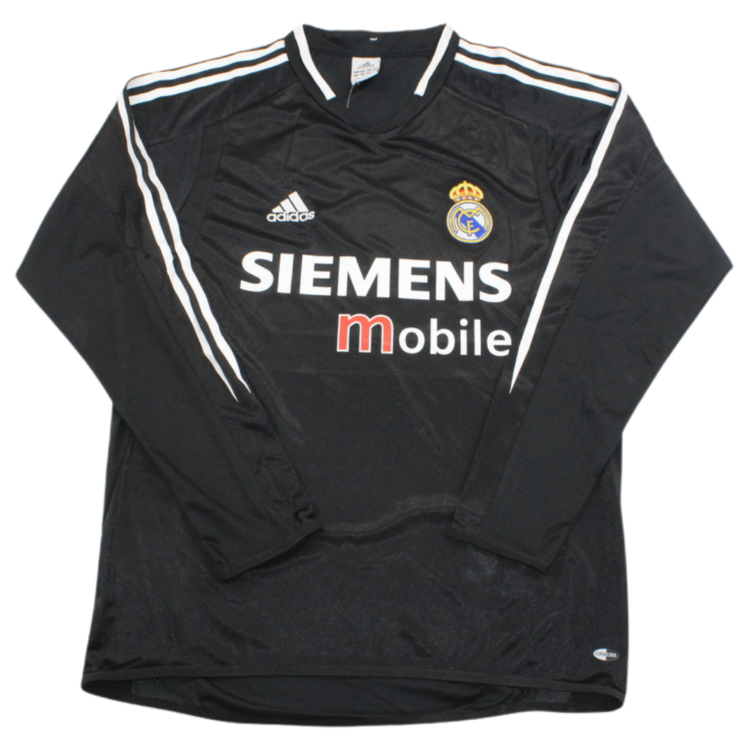 Camisa Real Madrid Manga Longa Away 04/05 - Versão Retrô