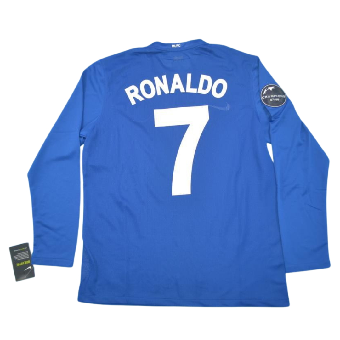 Camisa Manchester United Manga Longa 08/09 - Versão Retrô "Cristiano Ronaldo" Nº 7