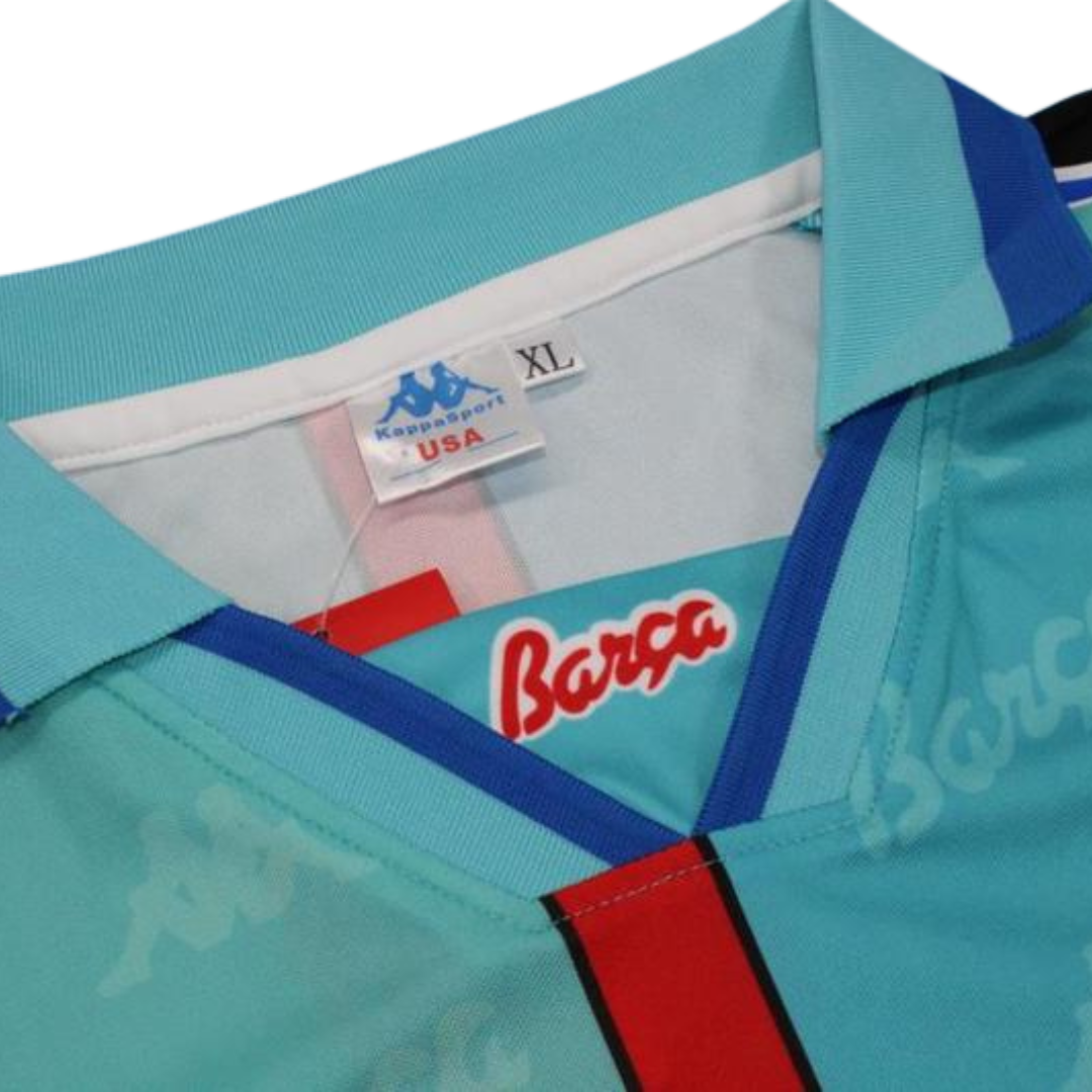 Camisa Barcelona Away 96/97 - Versão Retrô "Ronaldo" Nº 9