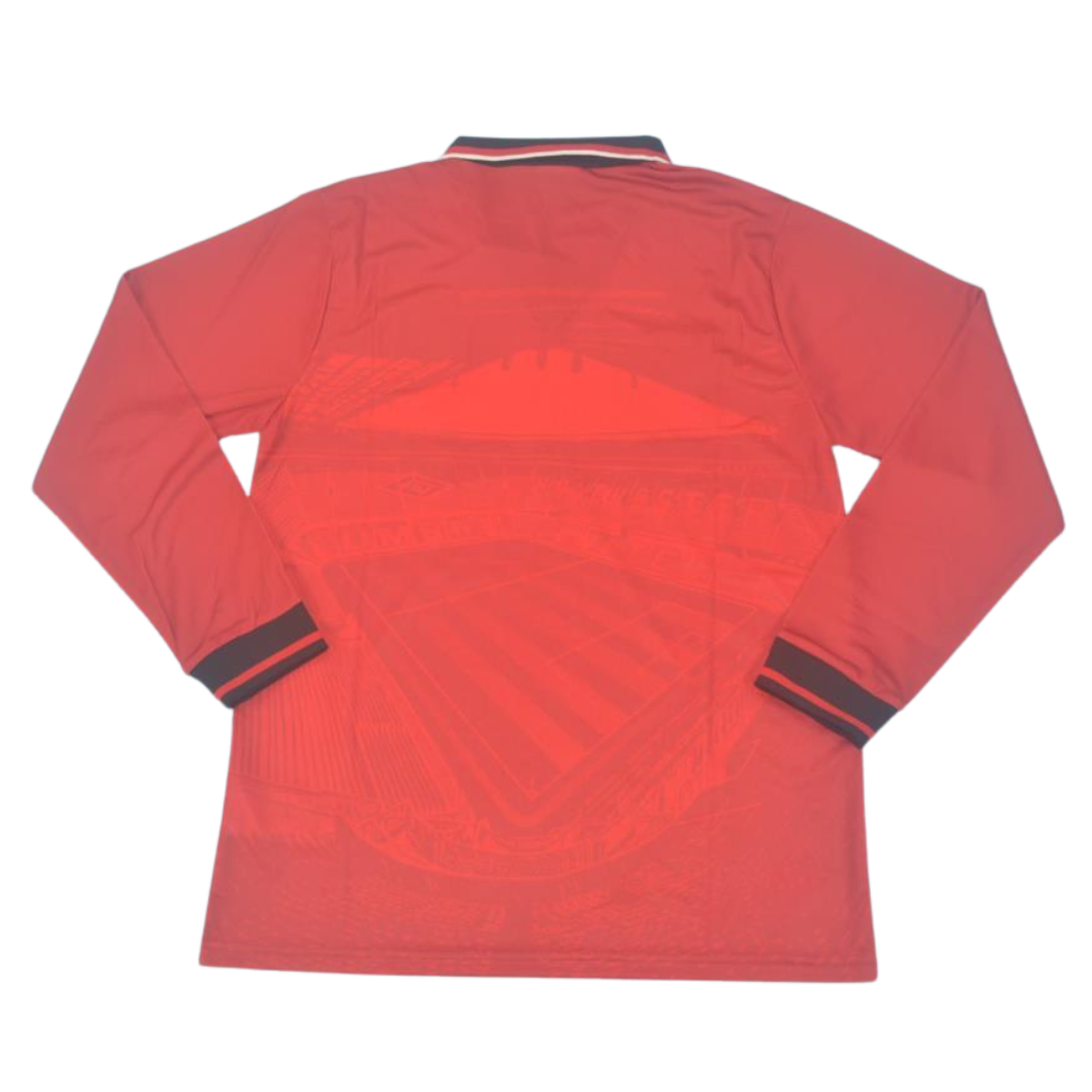 Camisa Manchester United Manga Longa 94/96 - Versão Retrô