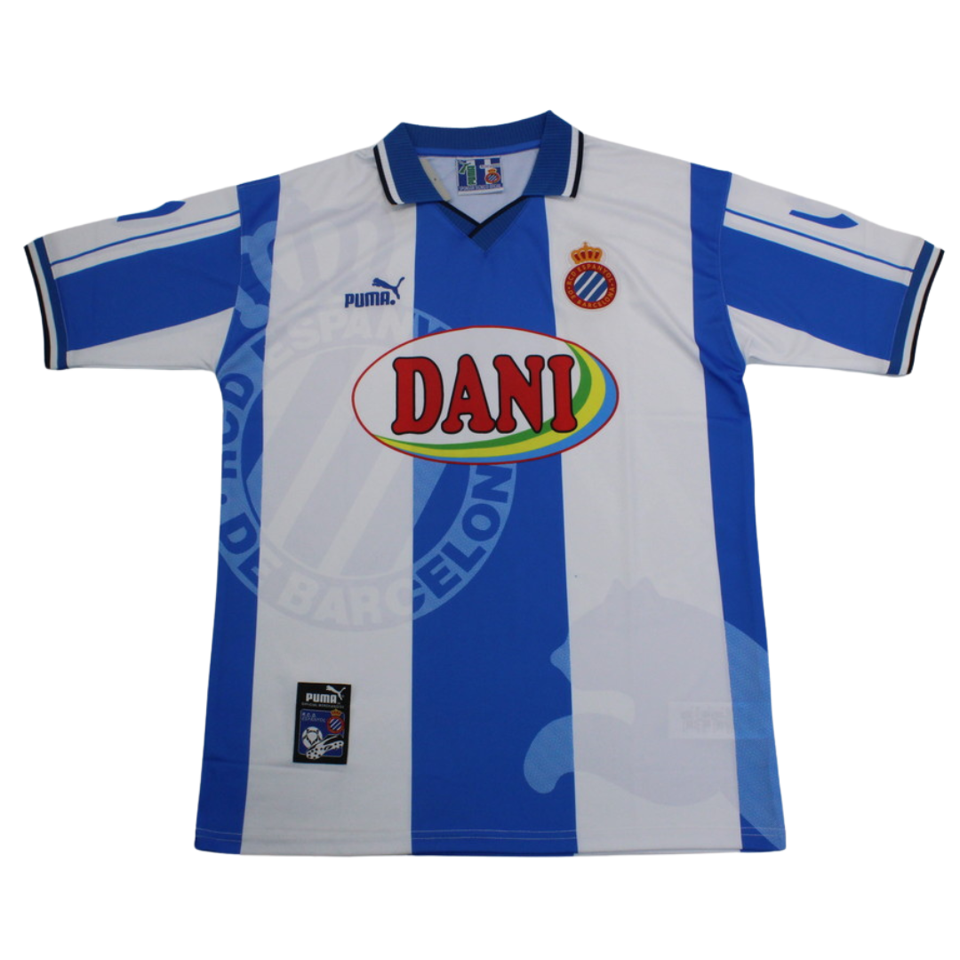 Camisa Espanyol Home 97/98 - Versão Retrô "Galca" Nº 12