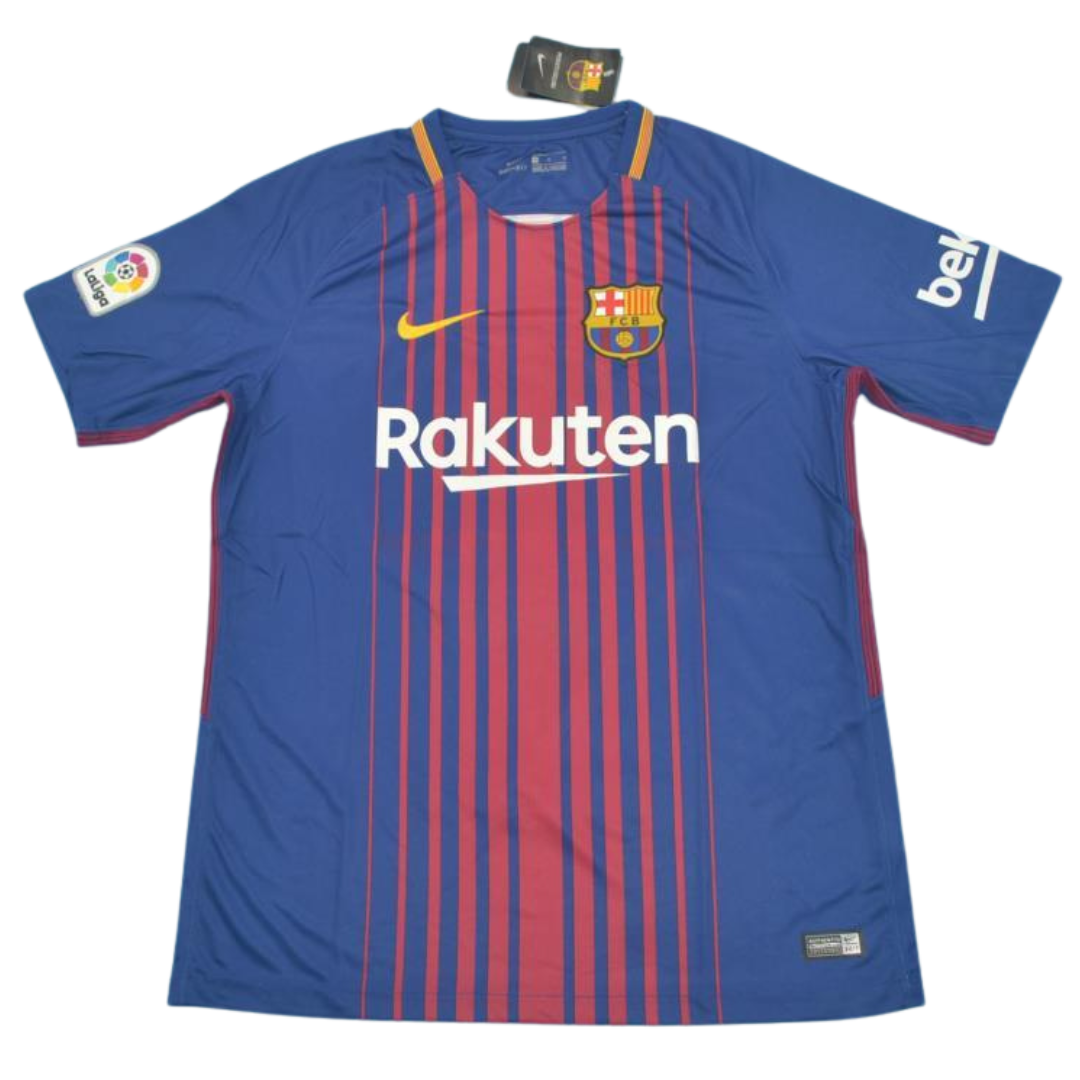 Camisa Barcelona Home 17/18 - Versão Retrô "A.Iniesta" Nº 8
