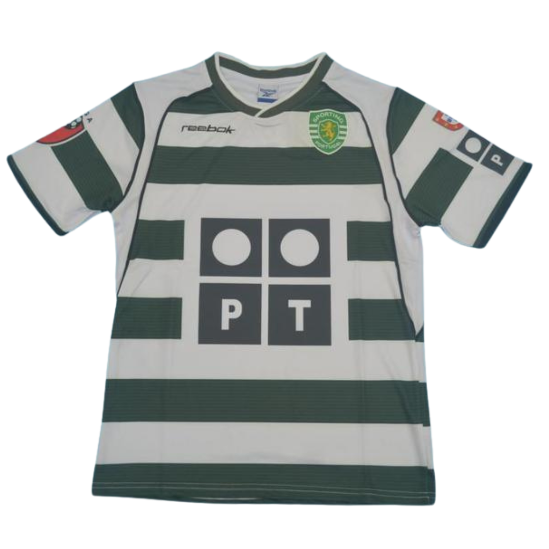Camisa Sporting Home 01/02 - Versão Retrô "Cristiano Ronaldo" Nº 28