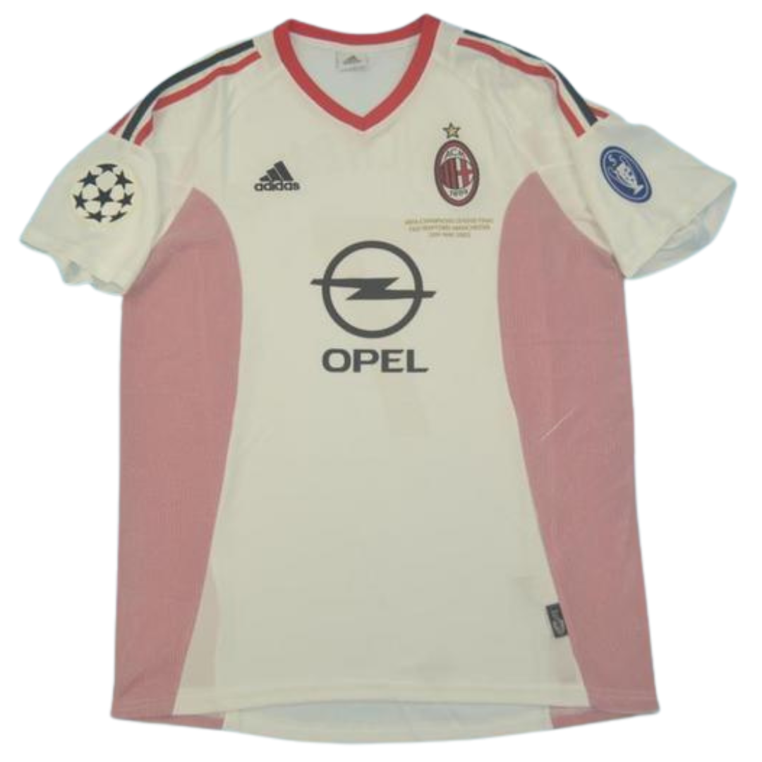 Camisa Retrô Milan UCL Final 02/03 "Maldini" N°.3