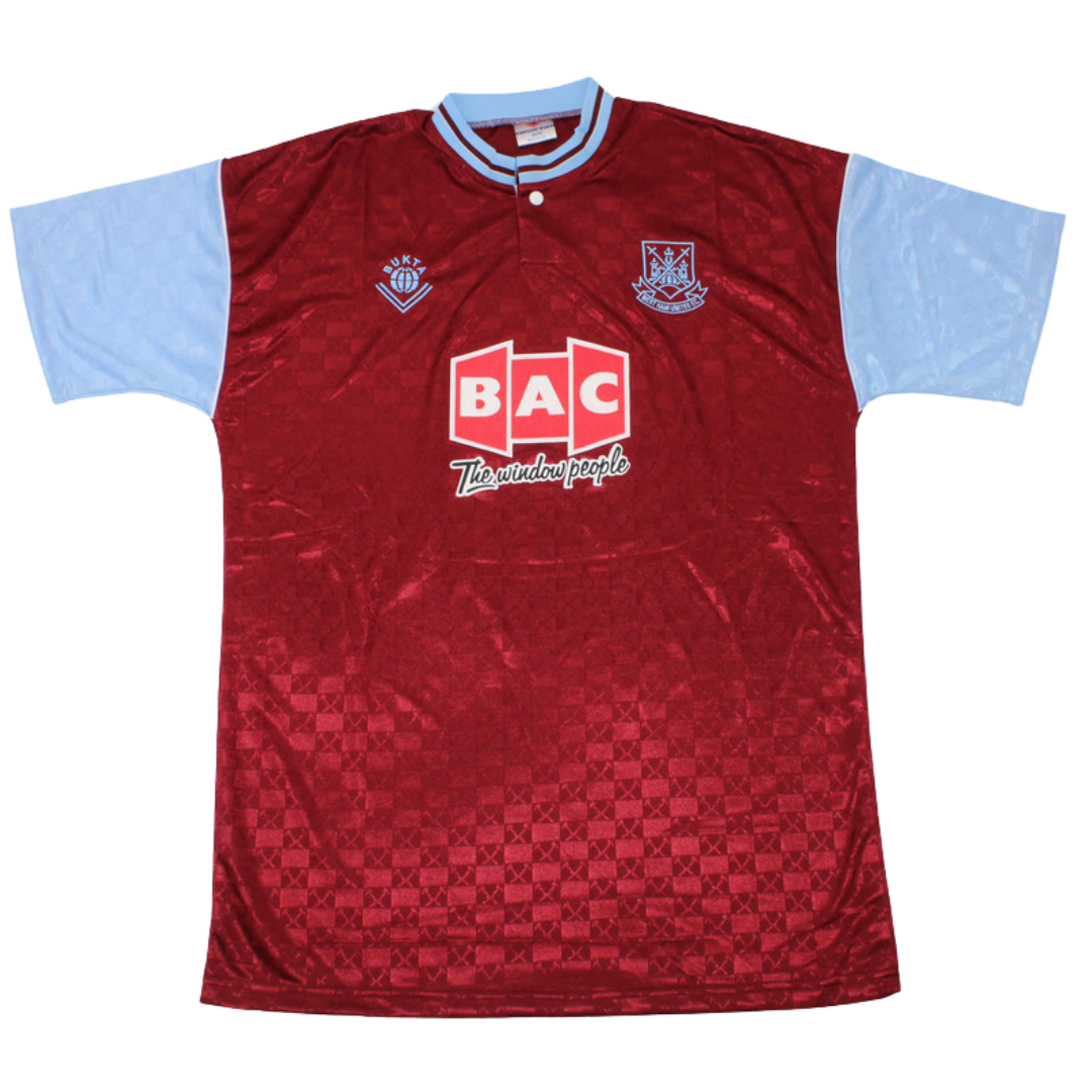 Camisa West Ham Home 89/90 - Versão Retrô