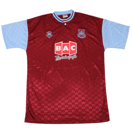 Camisa West Ham Home 89/90 - Versão Retrô