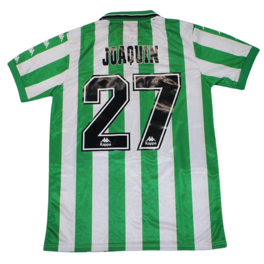 Camisa Real Betis Home 99/00 - Versão Retrô "Joaquin" Nº 27