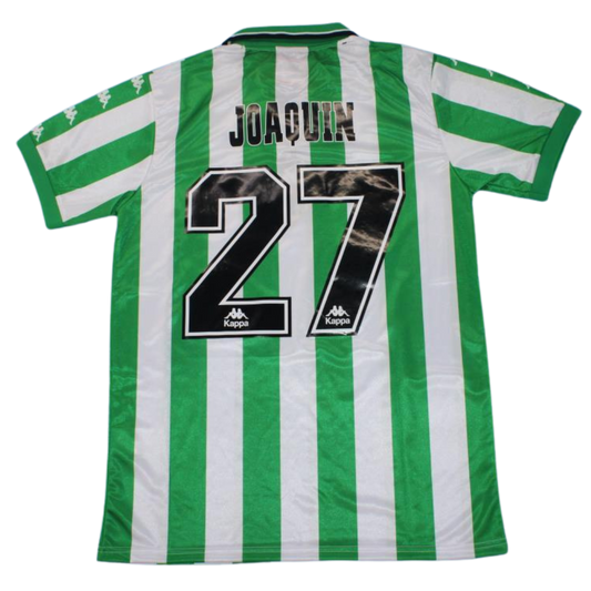 Camisa Real Betis Home 99/00 - Versão Retrô "Joaquin" Nº 27