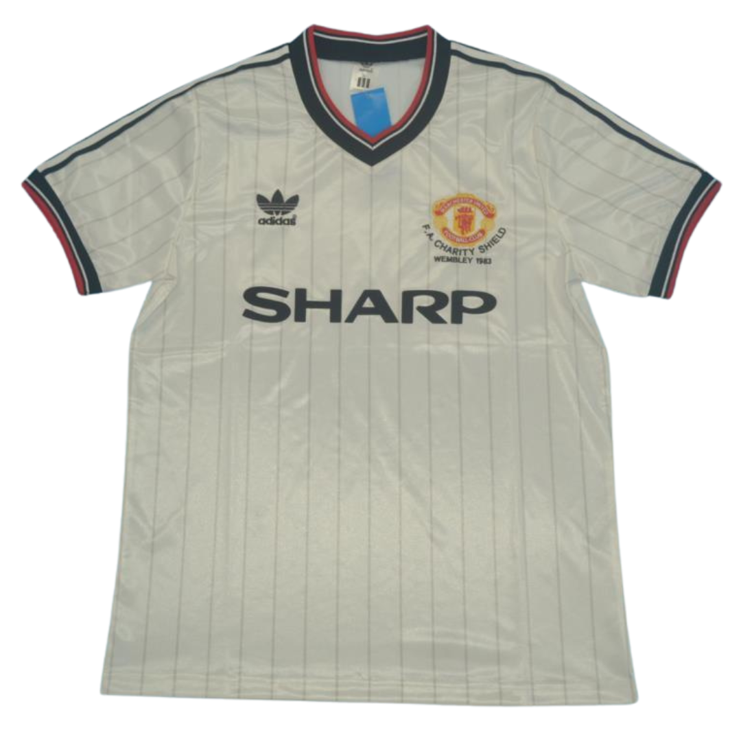 Camisa Manchester United FA Cup Final 1983 - Versão Retrô Nº 3
