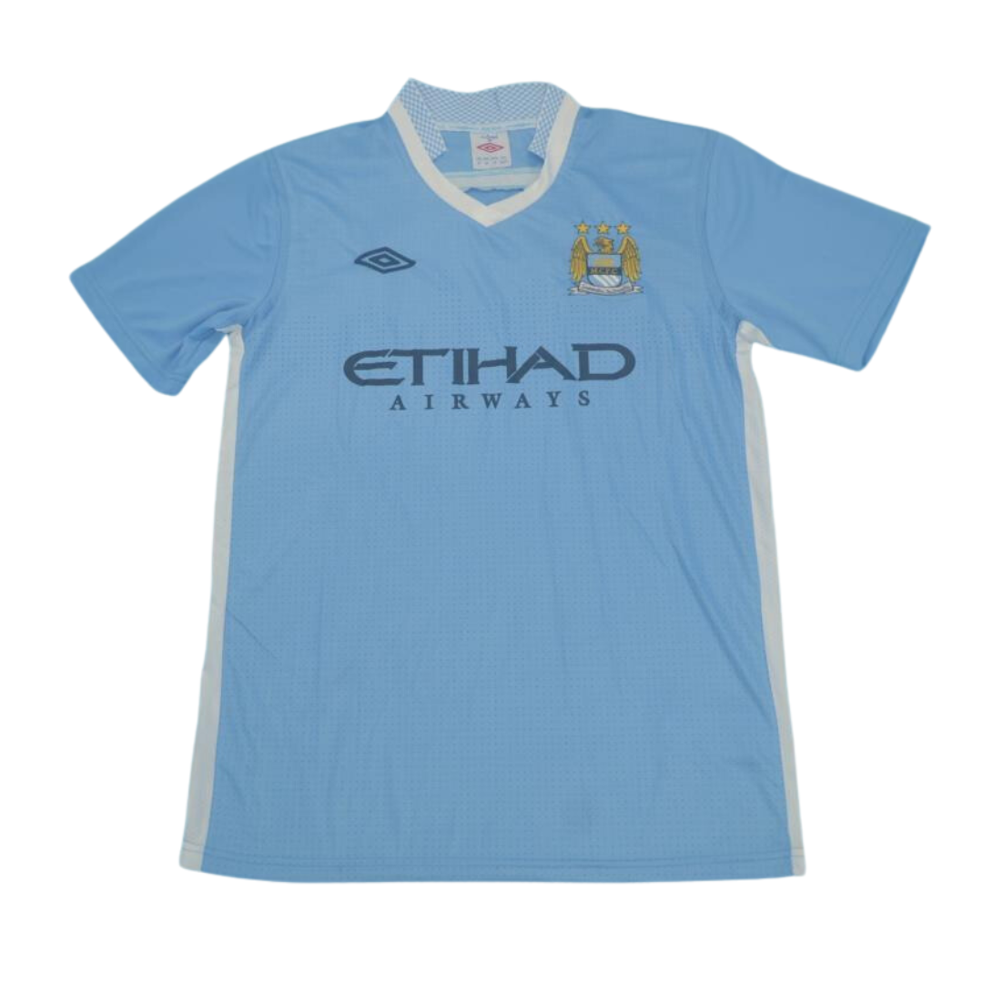 Camisa Retrô Manchester City Home 11/12 "Kun Aguero" Nº16