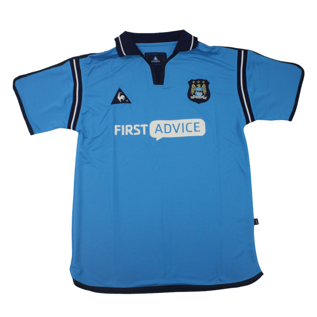 Camisa Manchester City Home 02/03 - Versão Retrô