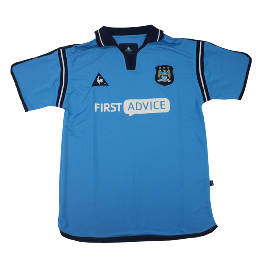 Camisa Manchester City Home 02/03 - Versão Retrô