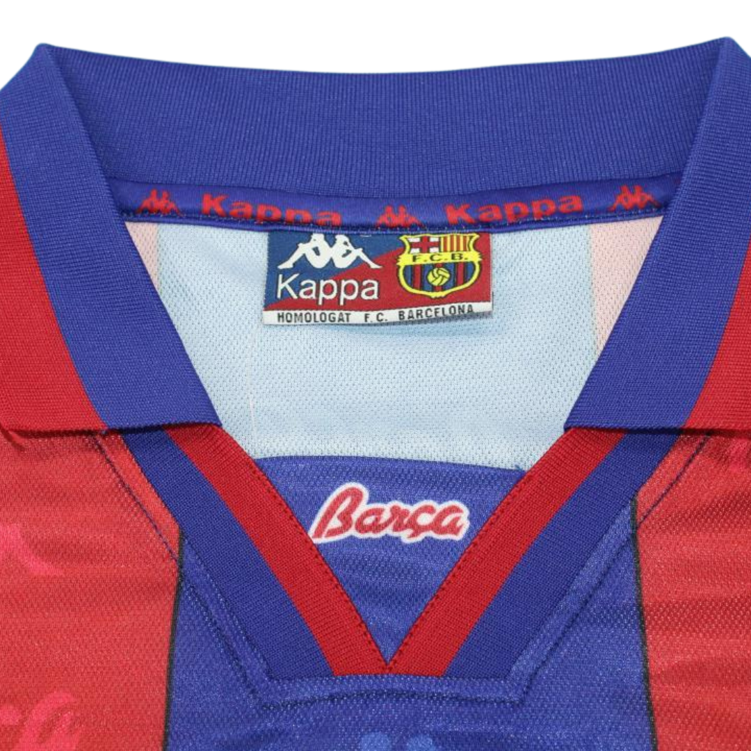Camisa Barcelona Home 96/97 - Versão Retrô "Ronaldo" Nº 9