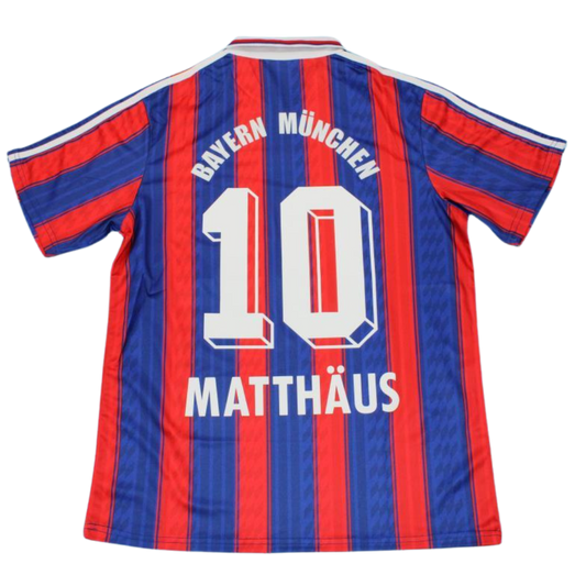 Camisa Bayern de Munique Home 95/97 - Versão Retrô "Matthäus" N° 10