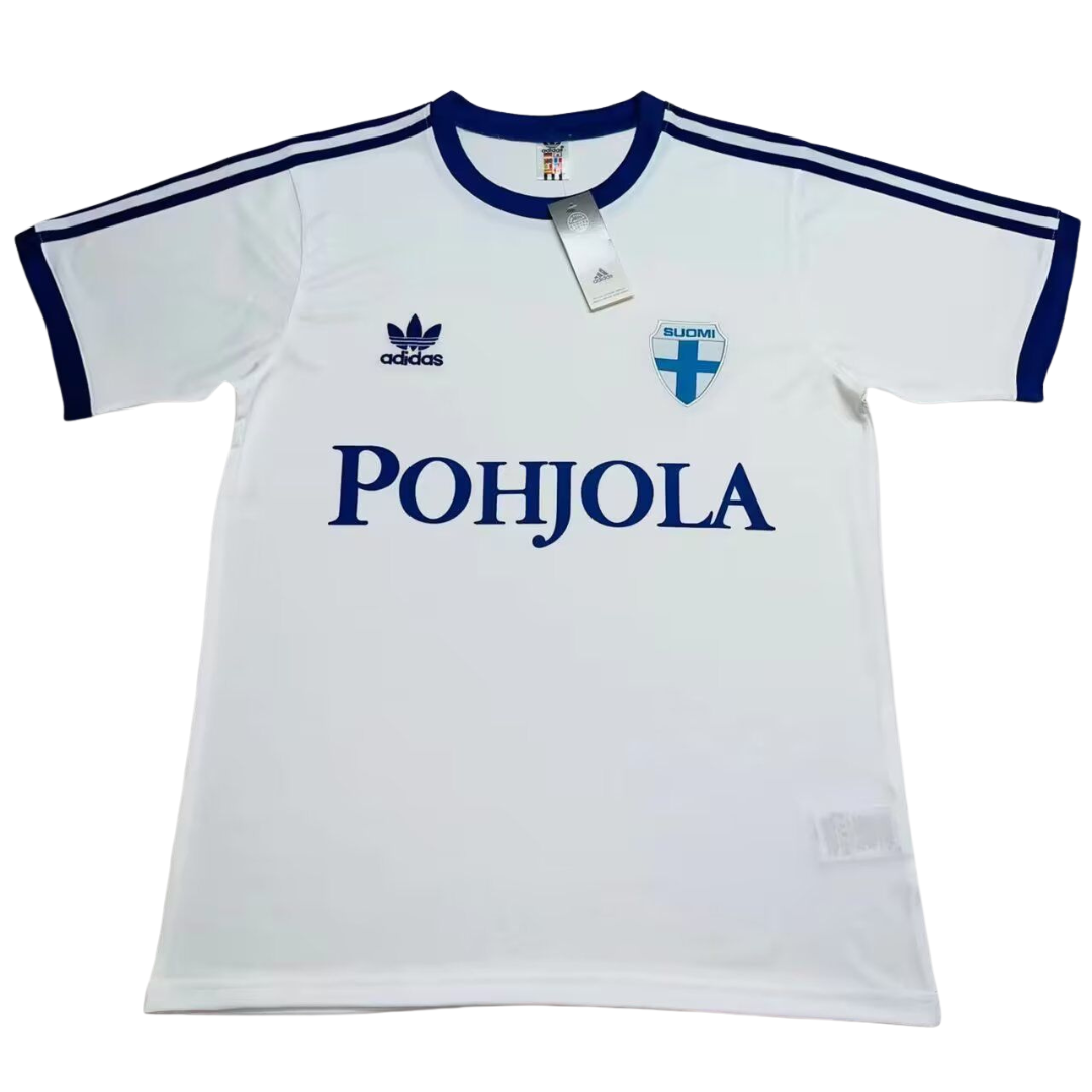 Camisa Finlândia Home 1982 - Versão Retrô