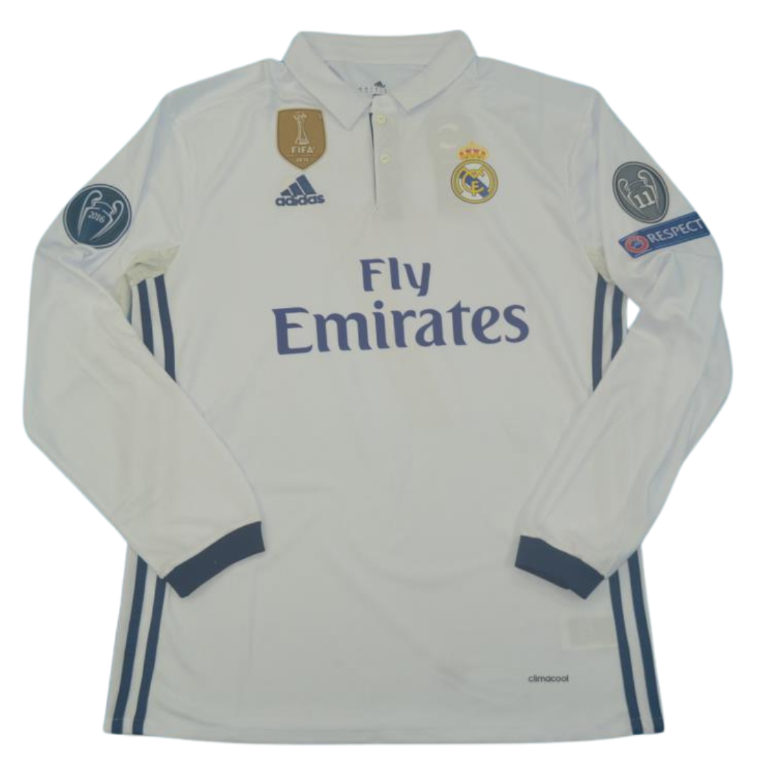 Camisa Real Madrid Manga Longa 16/17 - Versão Retrô "Cristiano Ronaldo" Nº 7