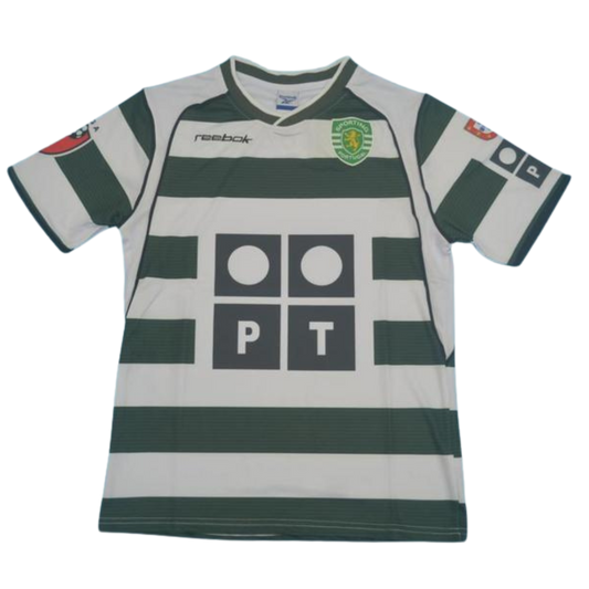 Camisa Sporting Home 01/02 - Versão Retrô