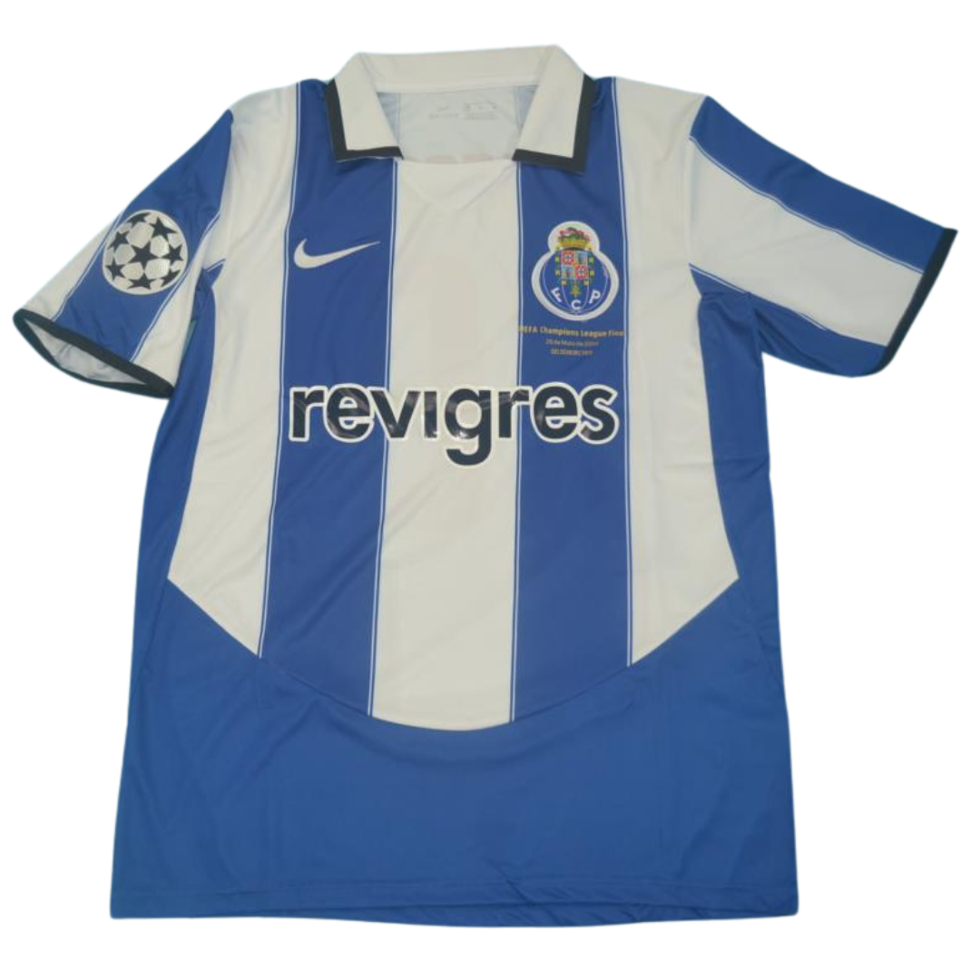 Camisa Porto UCL Final Home 03/04 - Versão Retrô "Deco" Nº 10