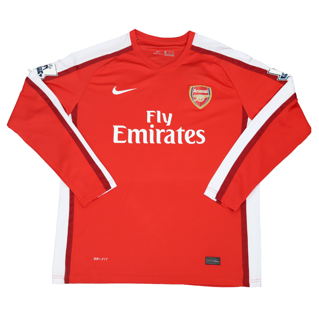 Camisa Arsenal Manga Longa 08/10 - Versão Retrô "Fabregas" Nº 4