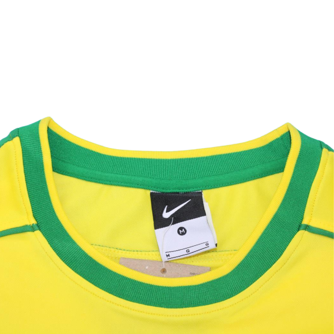 Camisa Brasil Manga Longa 1998 - Versão Retrô "Ronaldo" Nº 9