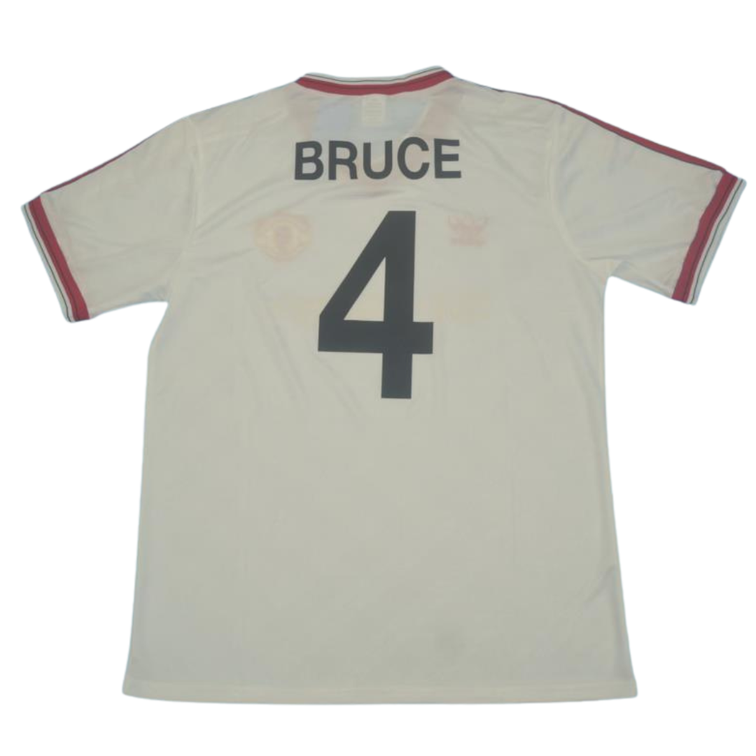 Camisa Manchester United Away 86/88 - Versão Retrô "Bruce" Nº 4