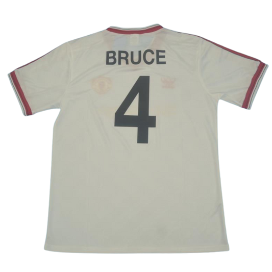 Camisa Manchester United Away 86/88 - Versão Retrô "Bruce" Nº 4