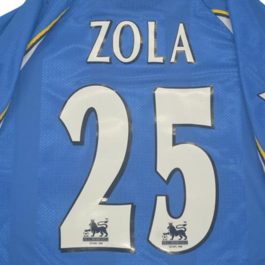 Camisa Chelsea Home 97/99 - Versão Retrô "Zola" Nº 25