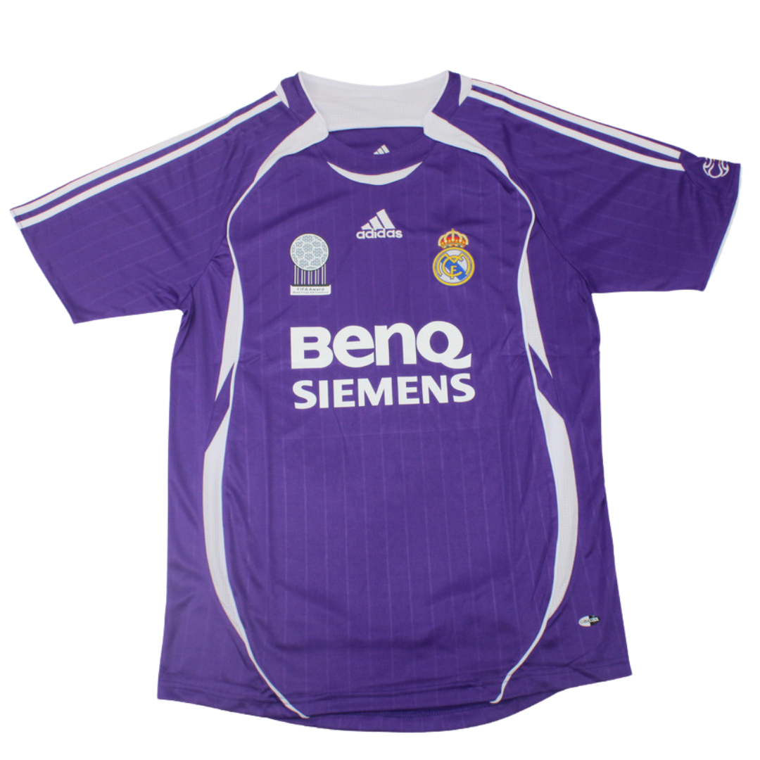 Camisa Real Madrid Away 06/07 - Versão Retrô "v.Nisteladoy" Nº 17