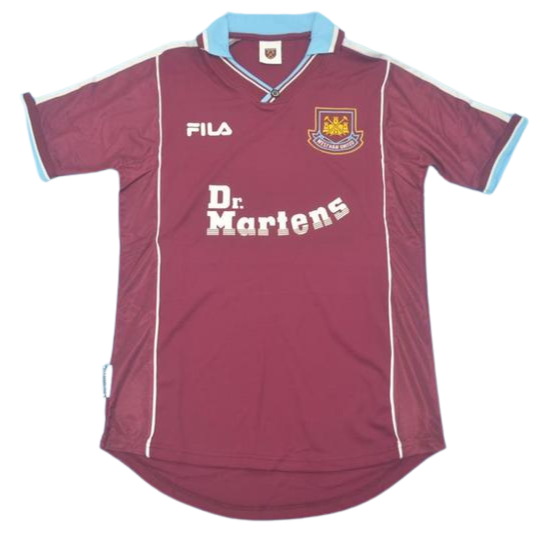 Camisa West Ham Home 99/01 - Versão Retrô