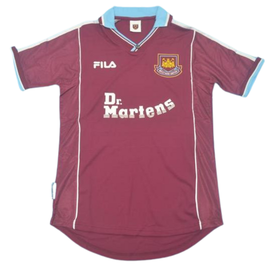 Camisa West Ham Home 99/01 - Versão Retrô