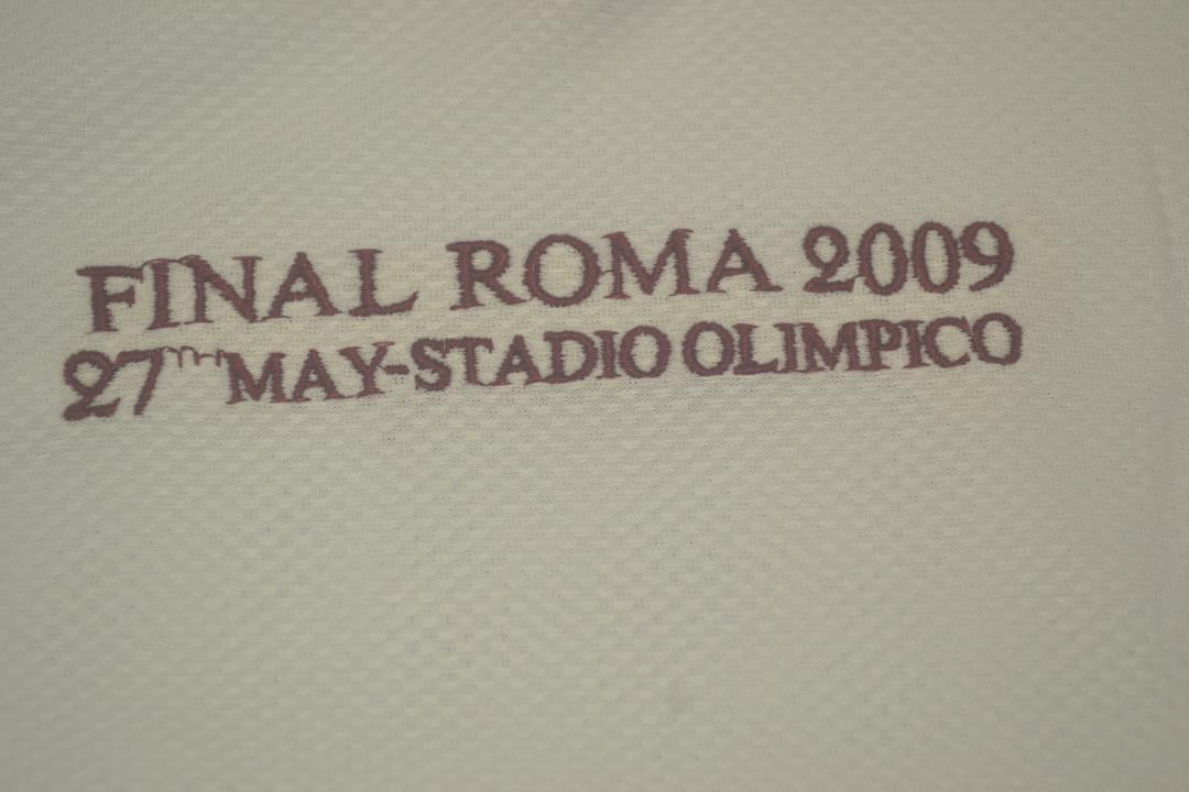 Camisa Manchester United UCL Final 08/09 - Versão Retrô "Berbatov" Nº 9
