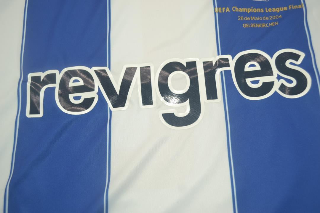 Camisa Porto UCL Final Home 03/04 - Versão Retrô "Deco" Nº 10