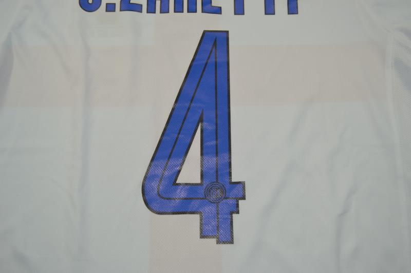 Camisa Retrô Inter de Milão Away  07/08 "J.Zanetti" N°.4