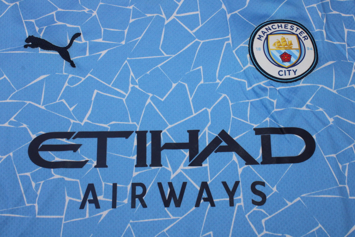 Camisa Manchester City Home 20/21 - Versão Retrô