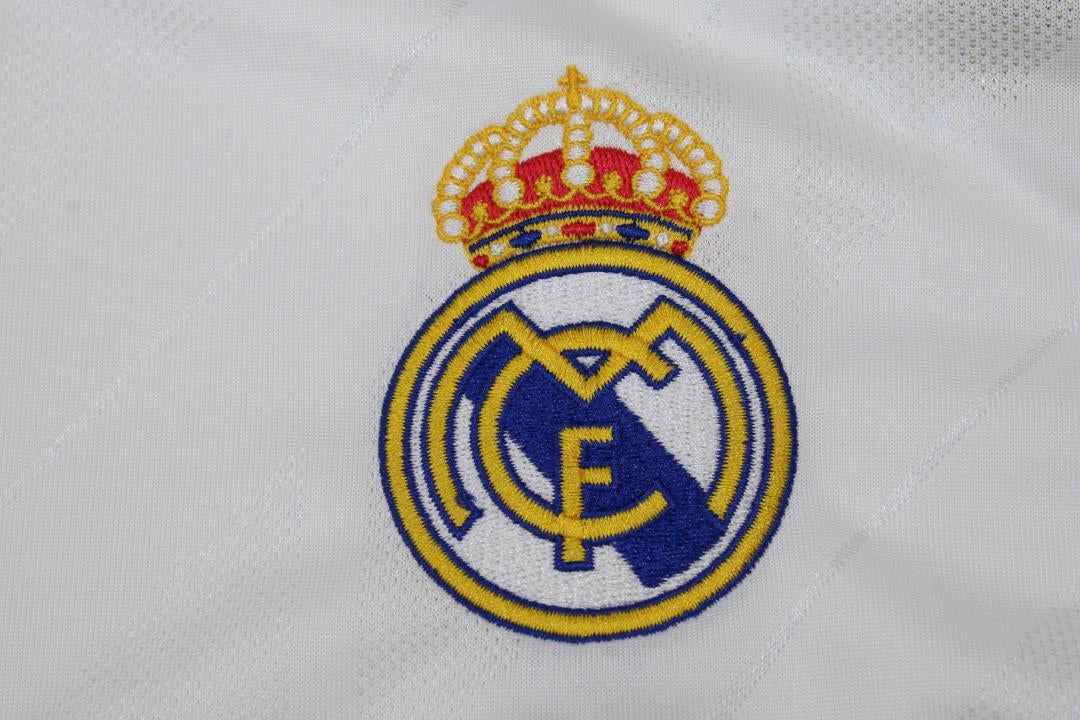 Camisa Real Madrid Manga Longa Home 17/18 - Versão Retrô