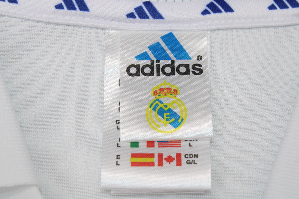 Camisa Real Madrid Home 01/02 - Versão Retrô