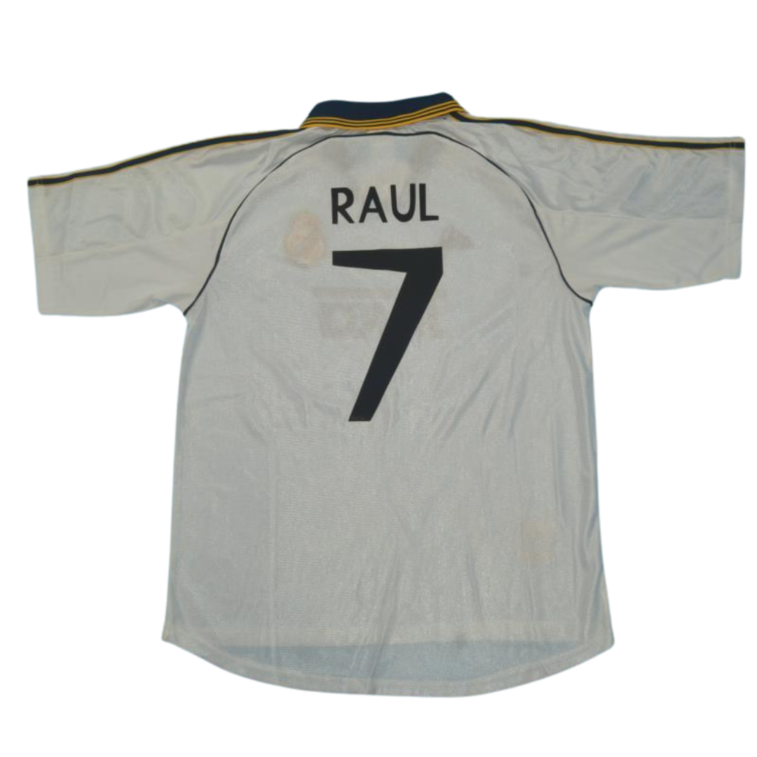 Camisa Real Madrid Home 98/00 - Versão Retrô "Raul" Nº 7