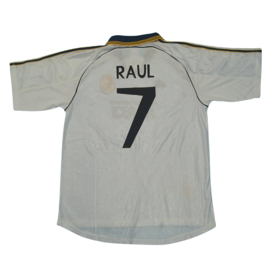 Camisa Real Madrid Home 98/00 - Versão Retrô "Raul" Nº 7