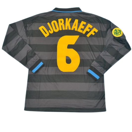 Camisa Inter de Milão Manga Longa 97/98 - Versão Retrô "Djorkaeff" Nº 6