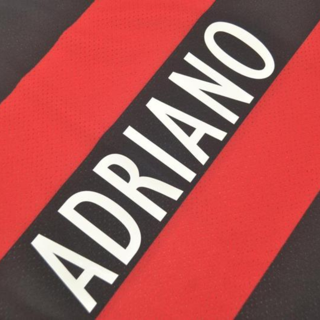 Camisa Flamengo Home 08/09 - Versão Retrô "Adriano" Nº 10