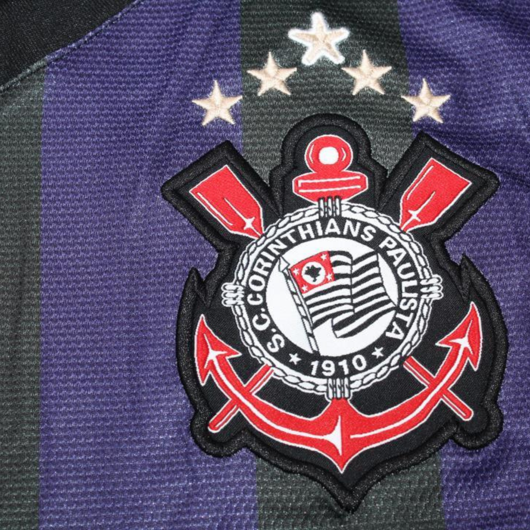 Camisa Corinthians Third Away 09/10 - Versão Retrô "Ronaldo" Nº 9