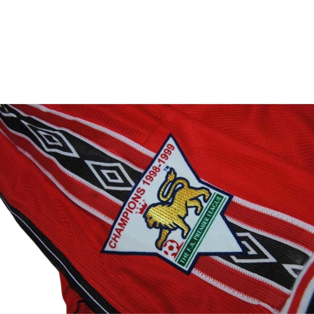 Camisa Manchester United Home 98/99 - Versão Retrô "Beckham" Nº 7
