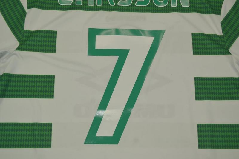 Camisa Celtic Home 97/99 - Versão Retrô "Larsson" Nº 7