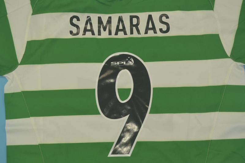 Camisa Celtic Home 05/06 - Versão Retrô "Samaras" Nº 9