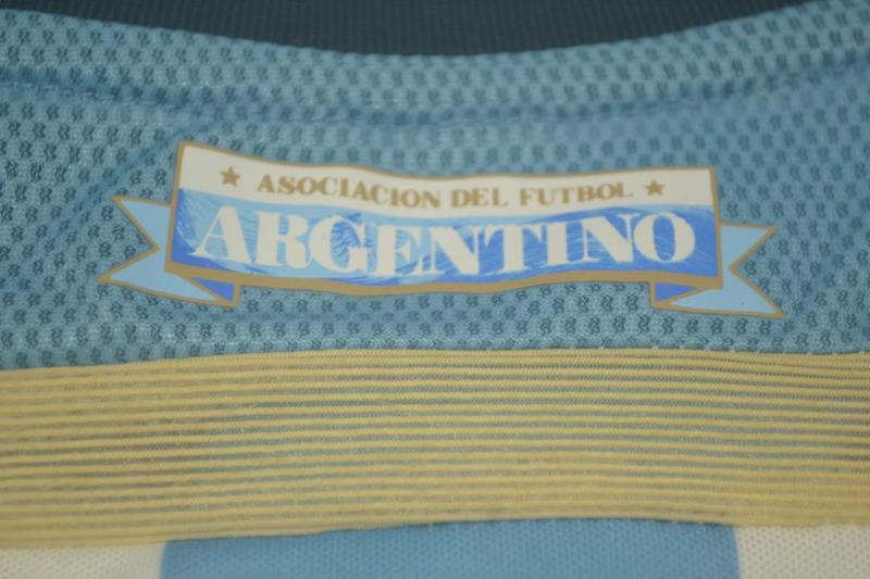 Camisa Argentina Manga Longa Home 2014 - Versão Retrô