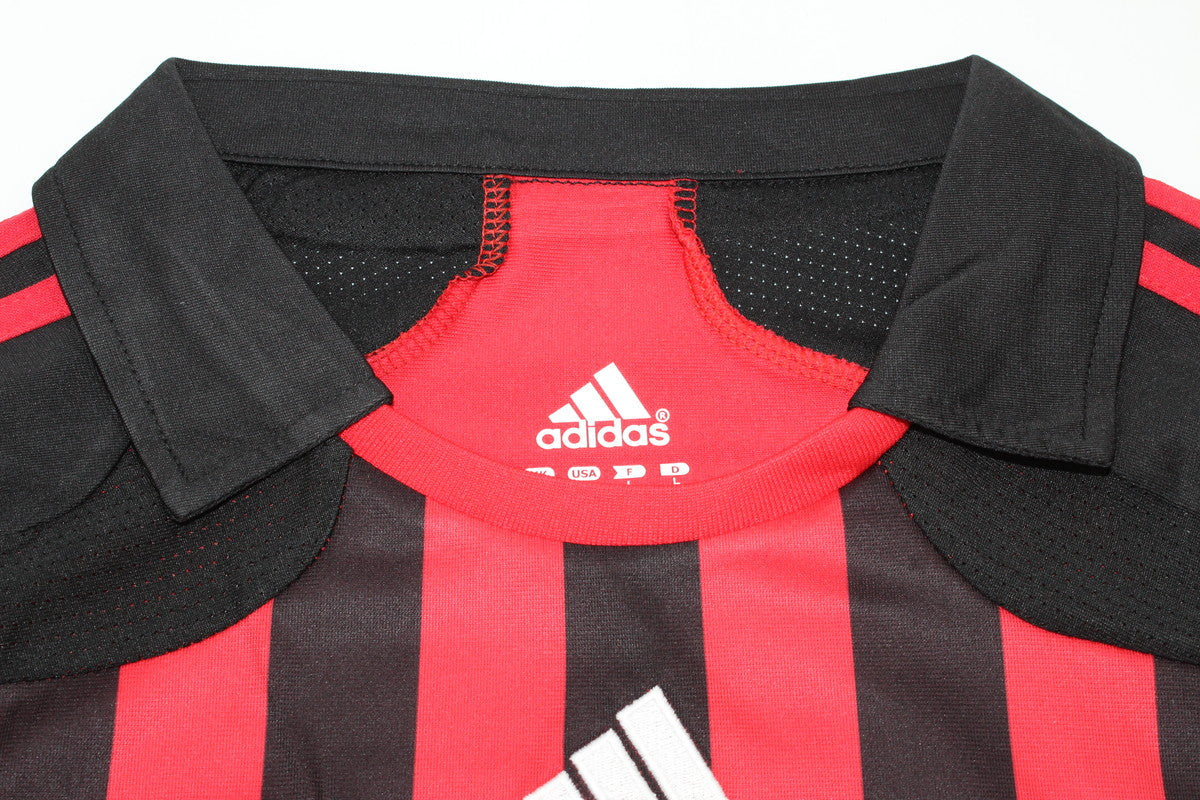 Camisa Milan Manga Longa Home 07/08 - Versão Retrô