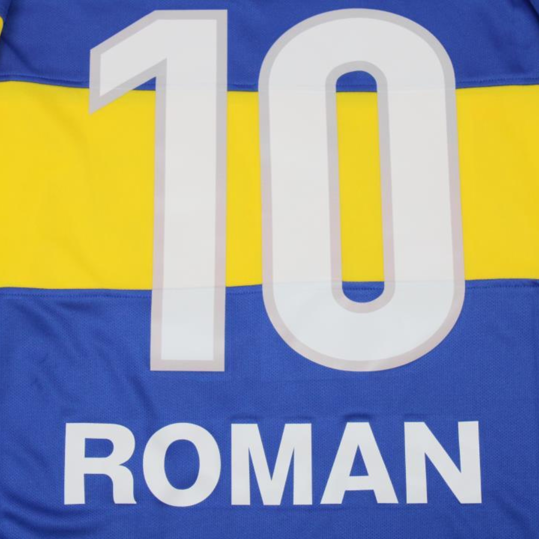 Camisa Boca Juniors Home 11/12 - Versão Retrô "Roman" N° 10